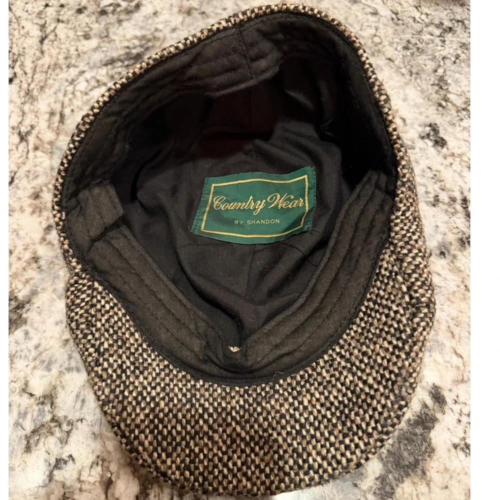 Country Wear by Shandon Kids SMALL Tweed Flat Cap Newsboy Hat